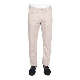 Canali Heren, Broeken, Beige, Maat: 4XL Katoen