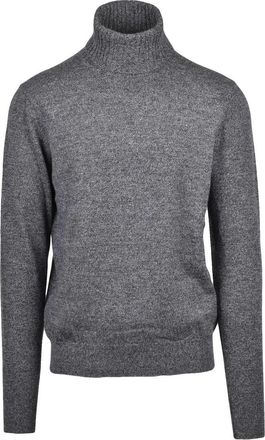 Ballantyne Cashmere Turtleneck Pullover - Grey