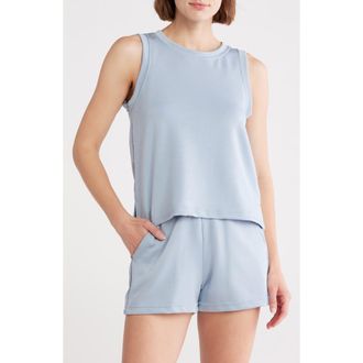Tart Eowyn Scuba Knit Tank & Shorts Pajamas in Dusty Blue at Nordstrom Rack, Size Small