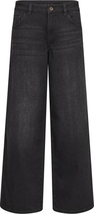 Mos Mosh Wide Jeans - Dames - Loose Fit Jeans - Zwart - W27 - Jeans