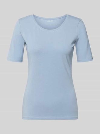 Jake*s Casual Slim Fit T-Shirt aus reiner Baumwolle in Bleu, Gr&ouml;&szlig;e XXL