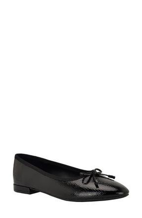 Calvin Klein Cyrie Ballet Flat in Black at Nordstrom Rack, Size 6.5