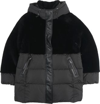 DIEGO M Winter Jackets, female, Black, Size: L Down Jackets