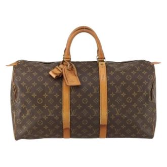 Louis Vuitton Pre-owned Weekend Bags, unisex, Brown, Size: ONE SIZE Pre-owned Keepall Bag