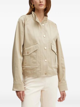 Guess Co flap-pocket military jacket - Neutrals