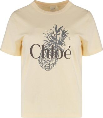 Chloé Cotton Crew-neck T-shirt