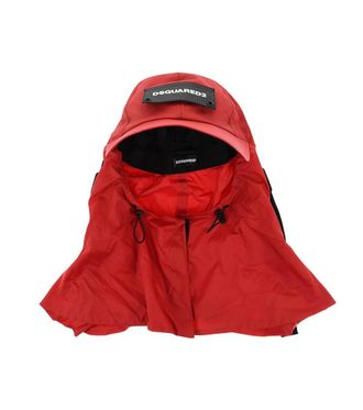Dsquared2 Red Sahara Logo Hat