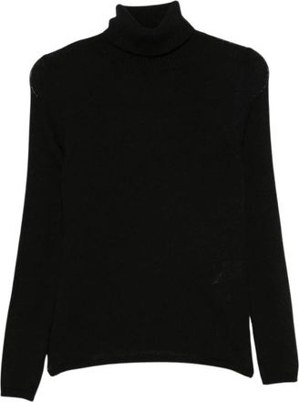 Eleventy ML coltrui sweater - Dames - Coltruien - Zwart - M - Truien & Vesten