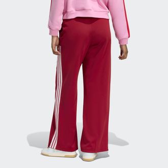 adidas Sporthose ADIDAS SPORTSWEAR HOUSE OF TIRO, WEITES BEIN, Damen, Gr. XXL, N-Gr, active maroon, clear pink, normal, gr., Obermaterial: 53% Baumwolle, 47%