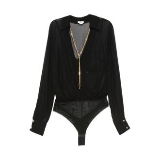 Elisabetta Franchi Dames, Tops, Zwart, Maat: XS