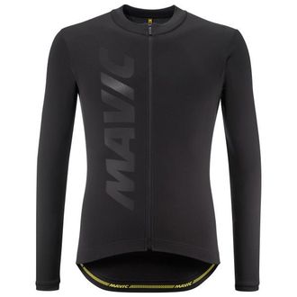 Mavic Aksium Thermo Jersey Velotrikot f&uuml;r Herren | schwarz