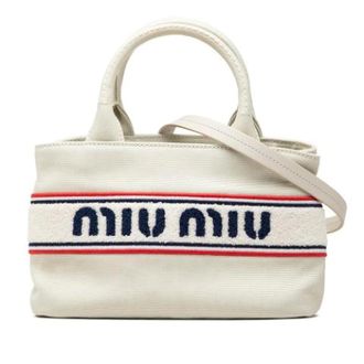 Miu Miu Borsa Satchel Pre-owned - - Pre-owned - Donna - Bianco - ONE SIZE