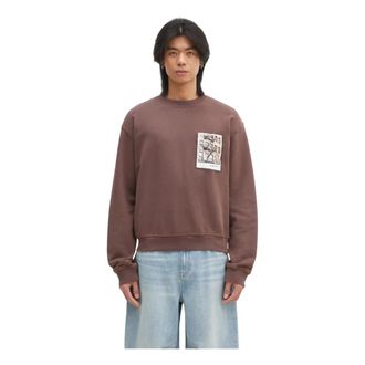 Helmut Lang Hoodies & sweatvesten, Heren, Bruin, M, Sweatshirts