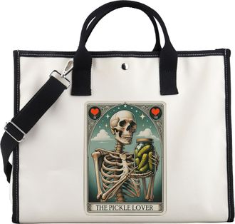 Generic The Pickle Lover Tote Bag Canning Season Tote Bag Pickles Tarot Card Gift Pickle Lover Gift (The Pickle tote)