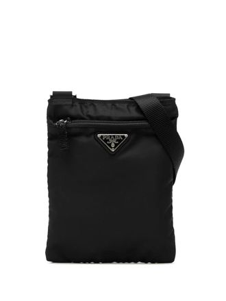 Prada 2000-2013 Tessuto Zip Top crossbody bag - Nero