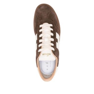 Hogan Suede with Signature H Detail Sneaker - Brown