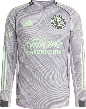 adidas Club America 25/26 Third Authentic Long Sleeve Slim fit Grey Two KC8851