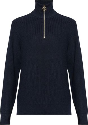 Paul & Shark Shark Tag Tech Wool Half Zip Sweater