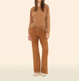 Xirena Clyde Suede Pants In Mustang