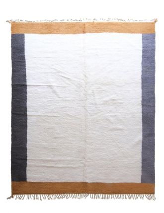 AFK Living Alfombra bereber con bordes bicolor 303 x 412 cm