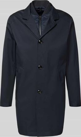 Bugatti Kurzmantel im 2-in-1-Look in Marine, Gr&ouml;&szlig;e 48