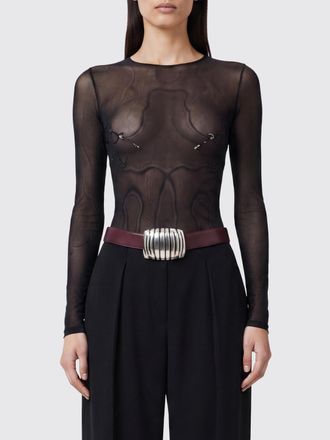 Jean Paul Gaultier Top girocollo in jersey