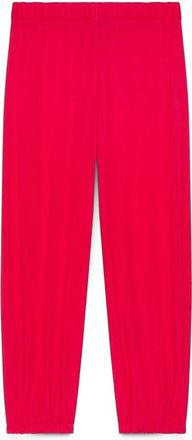 Fiorella Rubino Joggers met elastische enkel - Dames - Sweatpants - Rood - XL - Broeken