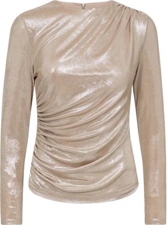 Co'Couture Dames, Tops, Beige, Maat: L