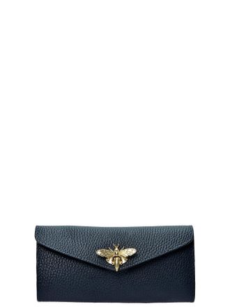 Anna Luchini Blauw Rundleer Tas