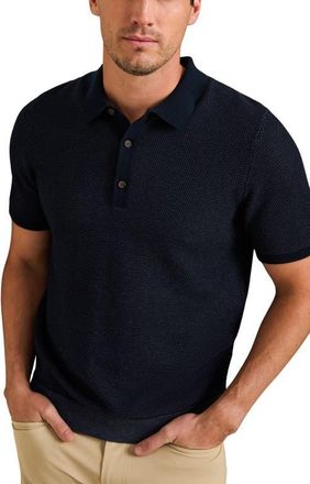Rhone Mercer Knit Polo in True Navy at Nordstrom, Size Medium