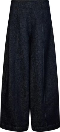 Copenhagen Muse Cmannais Broek - Dames - Broeken - Blauw - Maat: L Katoen