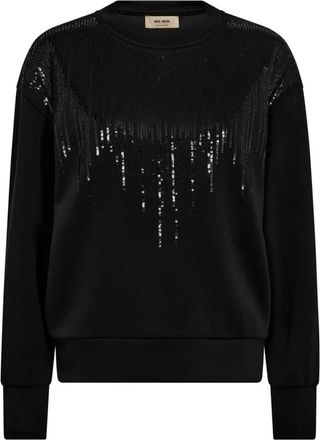 Mos Mosh Sweatshirts - Dames - Sweatshirts - Zwart - XL - Hoodies & sweatvesten