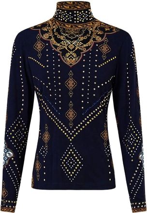 Camilla The Imperial Gate jersey top - Blauw