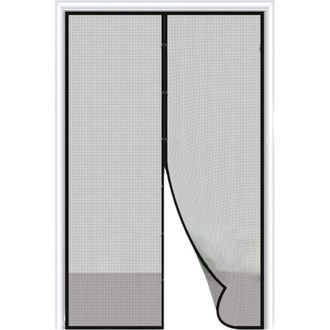 OEM Mosquitera Magn&eacute;tica Para Puertas De Balc&oacute;n, Patio Y S&oacute;tano, F&aacute;cil Instalaci&oacute;n Con Adhesivo. Medidas: 80 X 210 Cm -crezuo