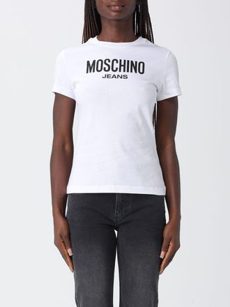 Moschino T-shirt in cotone con logo Moschino Jeans