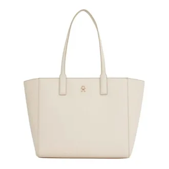 Tommy Hilfiger Dames, Tassen, Beige, Maat: ONE Size Poliester