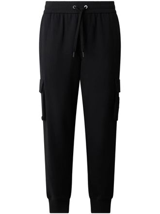 Moose Knuckles Relaxed Black Cargo Jogger Trousers with Adjustable Waistband