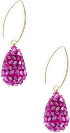 Lott. Gioielli Lott. Gioielli, Accessoires, Dames, Paars, ONE Size, Ice Purple Oorbellen Kegel XS Raw