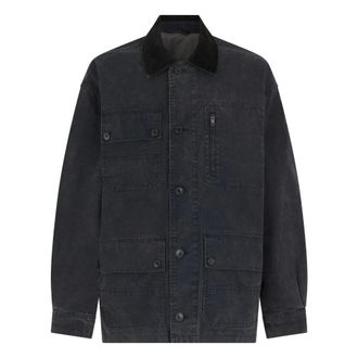 Isabel Marant Isabel Marant, Denim Jackets, male, Black, Size: L Work Jacket in Cotton