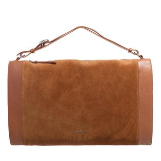 Coccinelle Crossbody Bags - Coccinelleelinor Suede Bi - cognac - Crossbody Bags for ladies