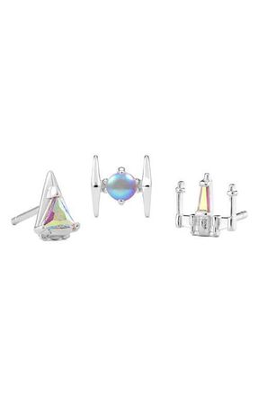 Girls Crew Star Wars Starfighter Stud Earrings Set in Silver at Nordstrom