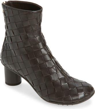 Bottega Veneta Atomic Intrecciato Bootie in Fondant at Nordstrom, Size 8Us