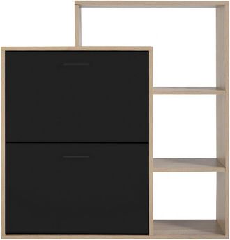 OEM Zapatero, Estante De 2 Compartimentos, Zapatos, C&oacute;moda Espaciosa Para El Recibidor, Estante