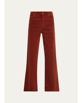 Frame Denim Le Slim Palazzo Corduroy Jeans