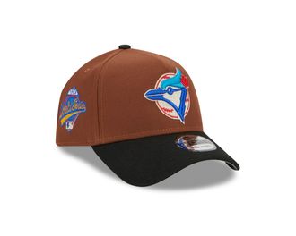 New Era Toronto Blue Jays MLB Harvest World Series 1993 Brown Black 9Forty A-Frame Snapback Cap - One-Size