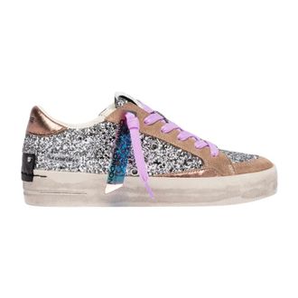 Crime London Sneakers, female, Gray, Size: 10 US SK8 Deluxe