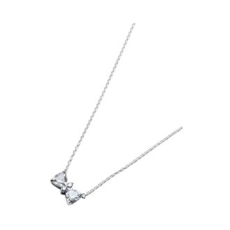 Pandora Sprankelende Strikketjes Ketting - Dames - Accessoires - Wit - Maat: 145 CM