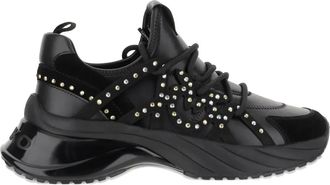 Pinko Sneakers verfraaid met stras - Zwart