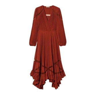Twinset Midi Kleedjes - Dames - Casual kleedjes - Rood - XL - Kleedjes