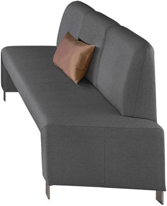 Exxpo Sofa Fashion Polsterbank »Intenso, Sitzbank, Breite 182 cm, wahlweise in Leder oder Textil« hohe Bodenfreiheit, frei im Raum stellbar, hoher Sitzkomfort
